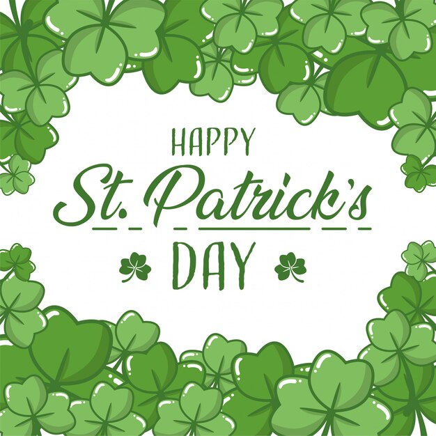 Feliz día de san patricio saludo