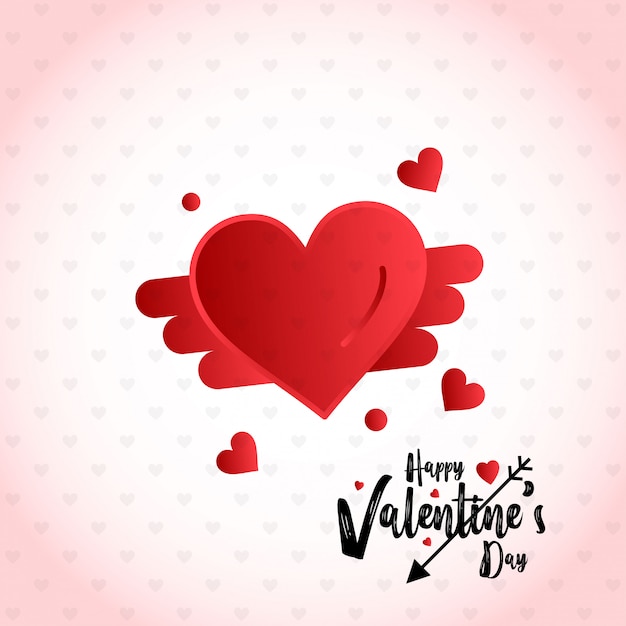 Feliz dia de san valentin vector