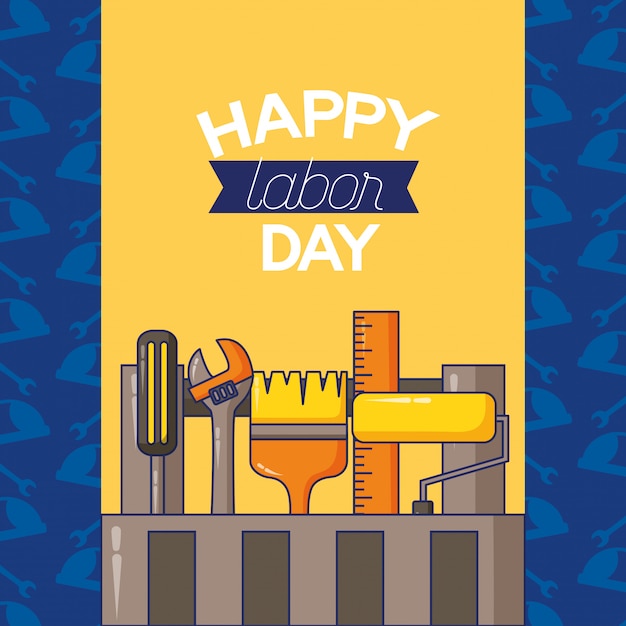 Vector gratuito feliz día del trabajo