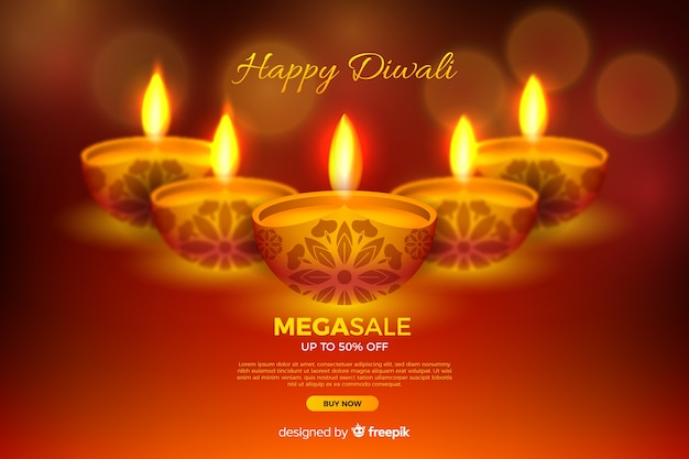 Feliz diwali con mega venta