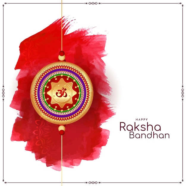 Feliz festival religioso Raksha Bandhan hermoso fondo