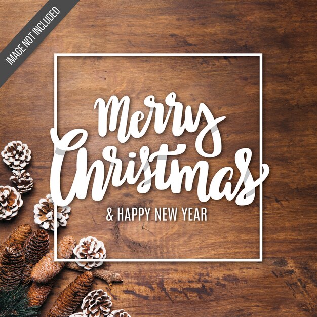 Feliz fondo de letras de Navidad