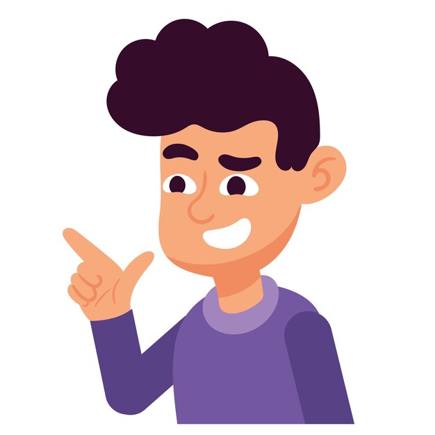 feliz joven sonriendo
