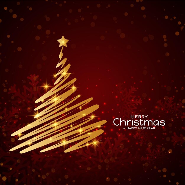 Feliz Navidad celebración del festival cultural tarjeta elegante