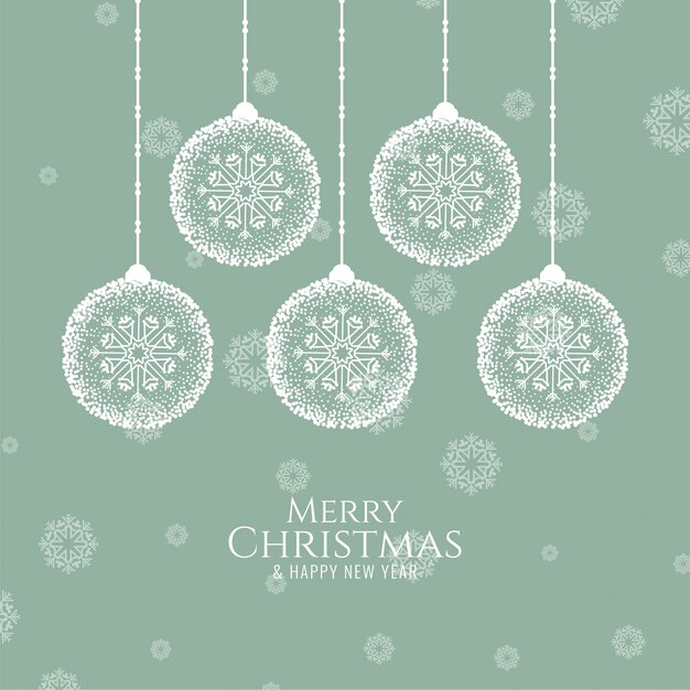 Feliz navidad decorativa festiva