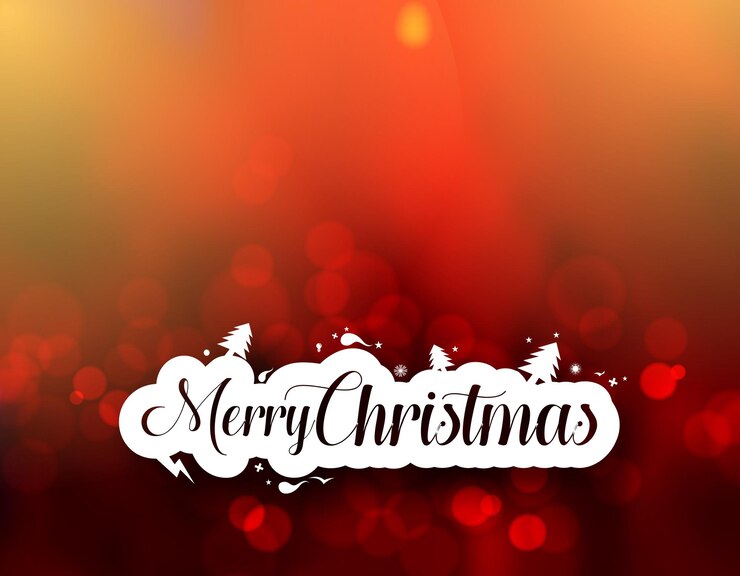Vector gratuito feliz navidad diseño colorido.