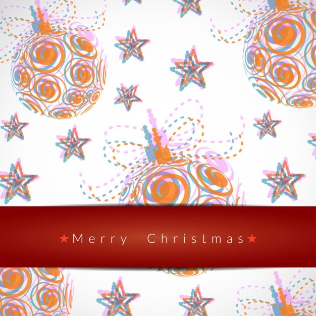 Feliz navidad, efecto visual