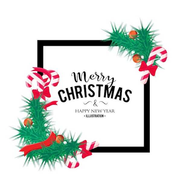 Feliz navidad de fondo Elemento de decoración perfecto para tarjetas, invitaciones y otros.