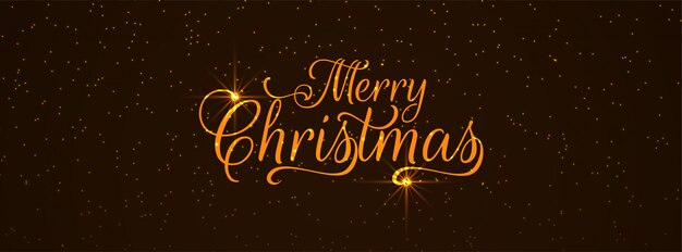 Feliz Navidad hermosa pancarta festiva