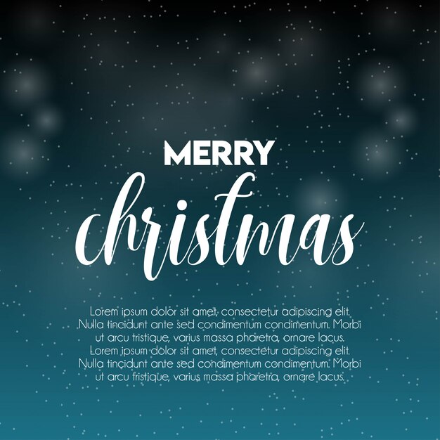 Feliz navidad nieve patrón de fondo