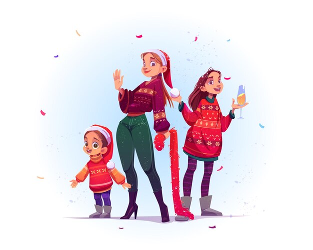 Feliz navidad y próspero año nuevo celebración