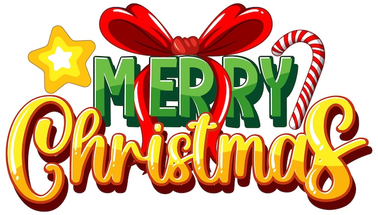 Vector gratuito feliz navidad, señal, icono, caricatura
