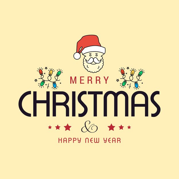 Feliz navidad tarjeta