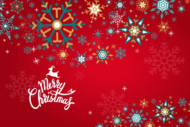 Feliz Navidad vacaciones diseño fondo vector