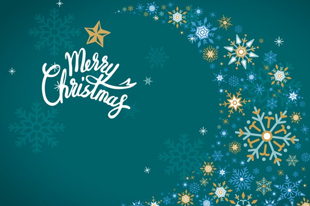 Feliz Navidad vacaciones diseño fondo vector