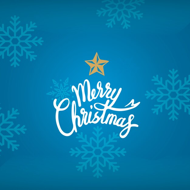Feliz Navidad vacaciones diseño fondo vector