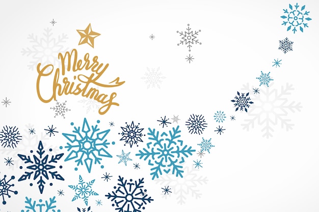 Feliz Navidad vacaciones diseño fondo vector