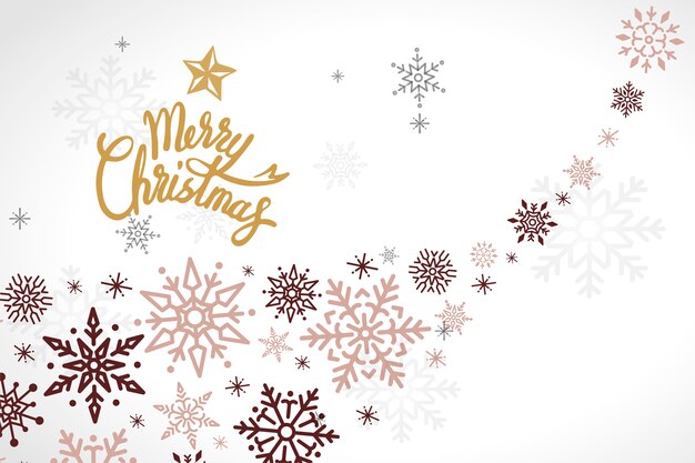 Feliz Navidad vacaciones diseño fondo vector