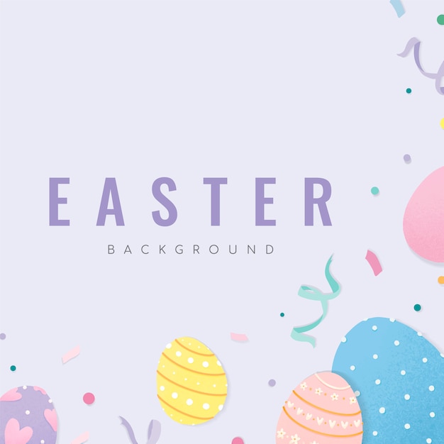 Feliz Pascua 2019 vector de fondo