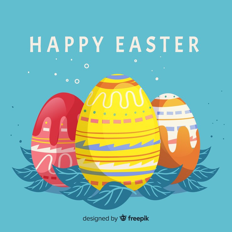 Vector gratuito feliz pascua