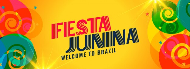 Festa Junina Brasil diseño de vacaciones