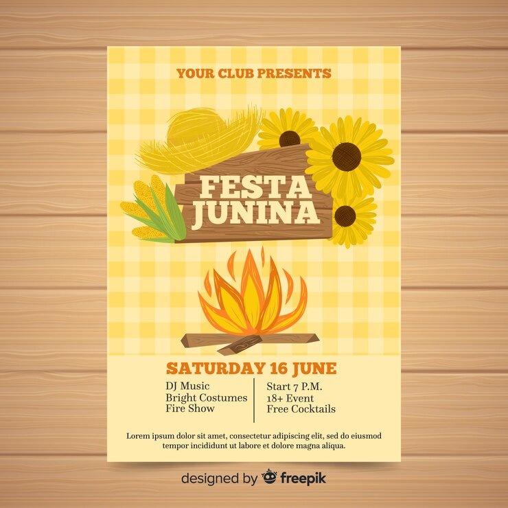 Vector gratuito festa junina