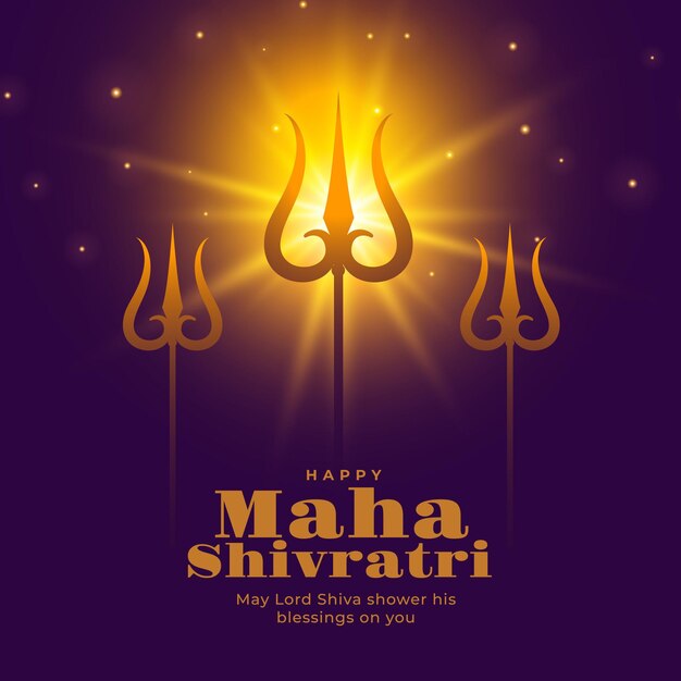 festival indio maha shivratri fondo religioso con efecto de luz
