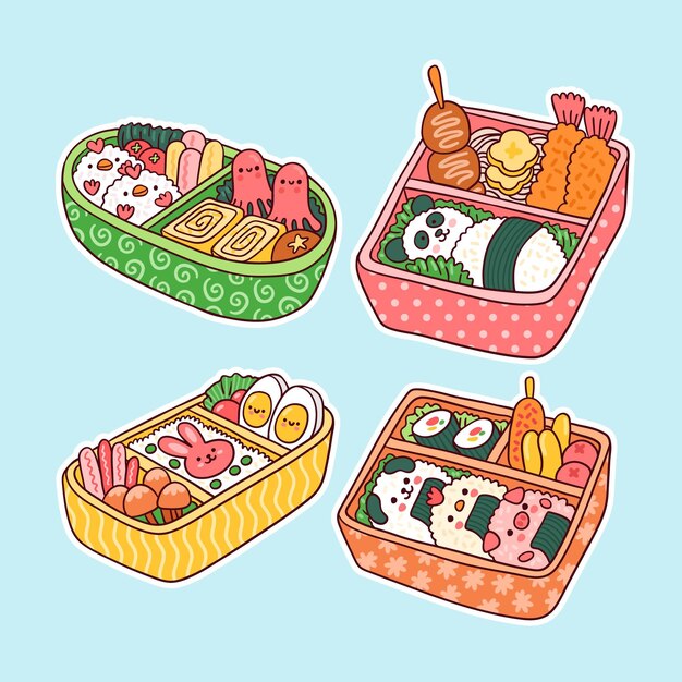 Fiambrera japonesa bento kawaii umeboshi