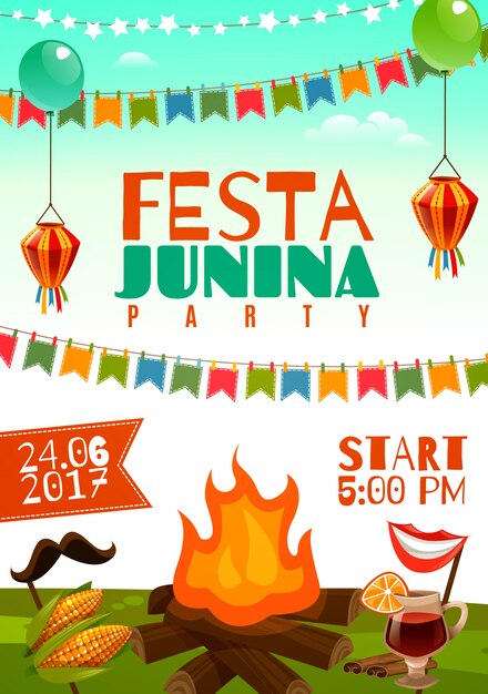 Fiesta Junina Póster