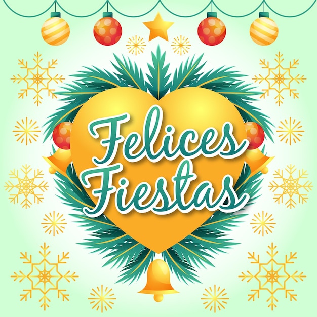Fiestas de Felices con ramas de árboles