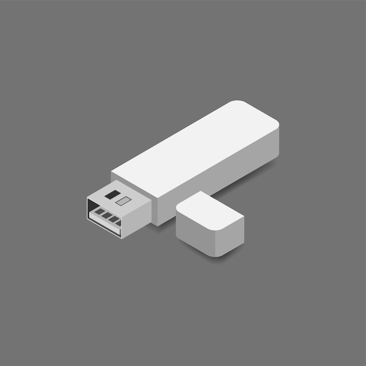 Vector gratuito flash drive