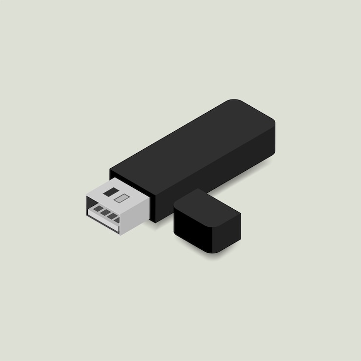 Vector gratuito flash drive