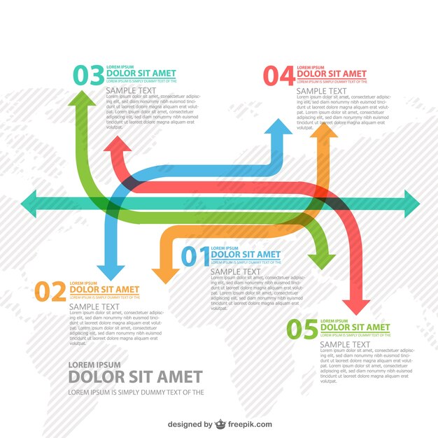 Flechas de todo el mundo infografía