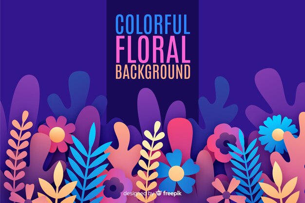 Las flores coloridas son el fondo de la primavera.