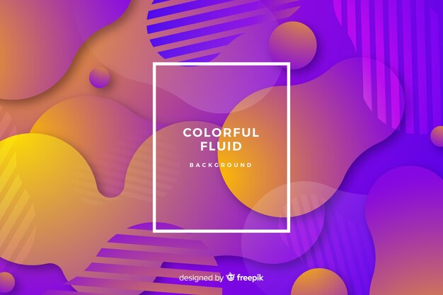 El fluido gradiente da forma al fondo