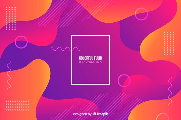 El fluido gradiente da forma al fondo
