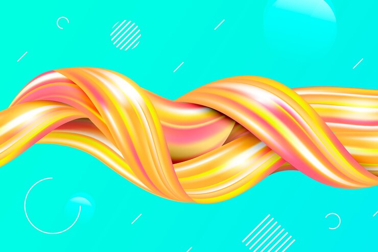 Vector gratuito flujo de color de fondo