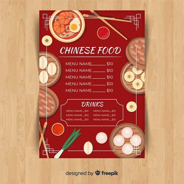 Flyer comida china