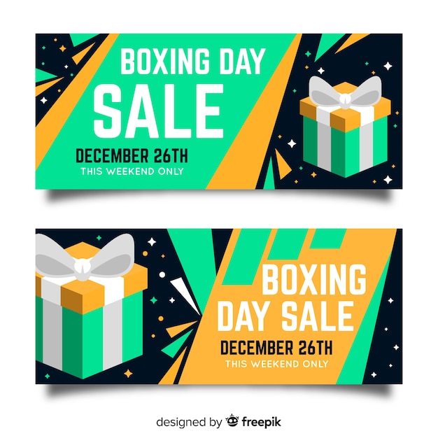 Flyers de compras del boxing day