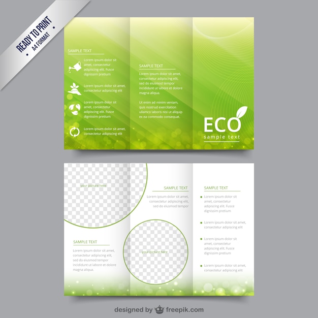 Folleto eco verde