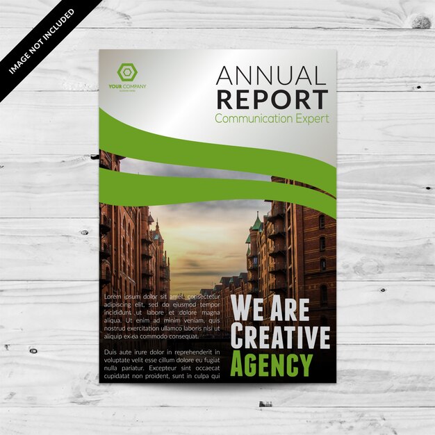 Folleto de negocios creativo