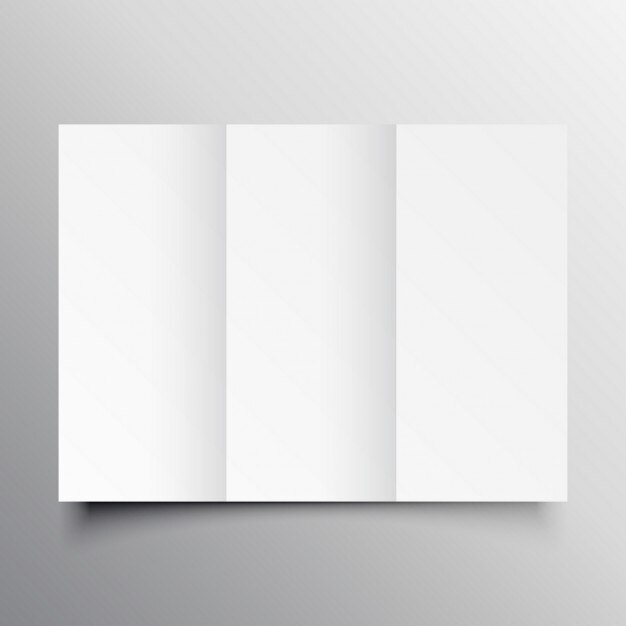Folleto tríptico, mockup