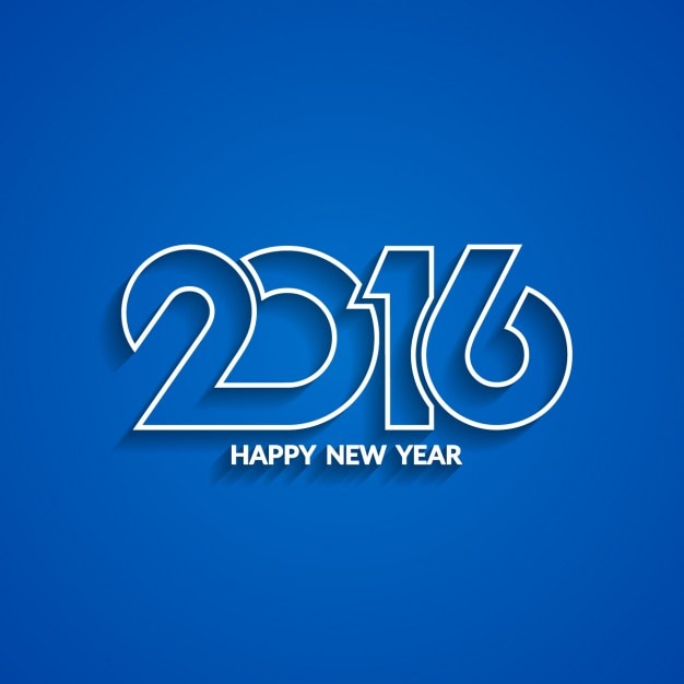 Fondo con 2016 trazado