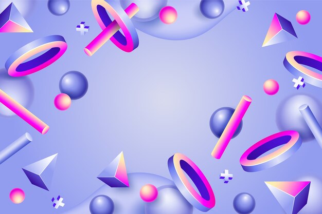Fondo 3D abstracto