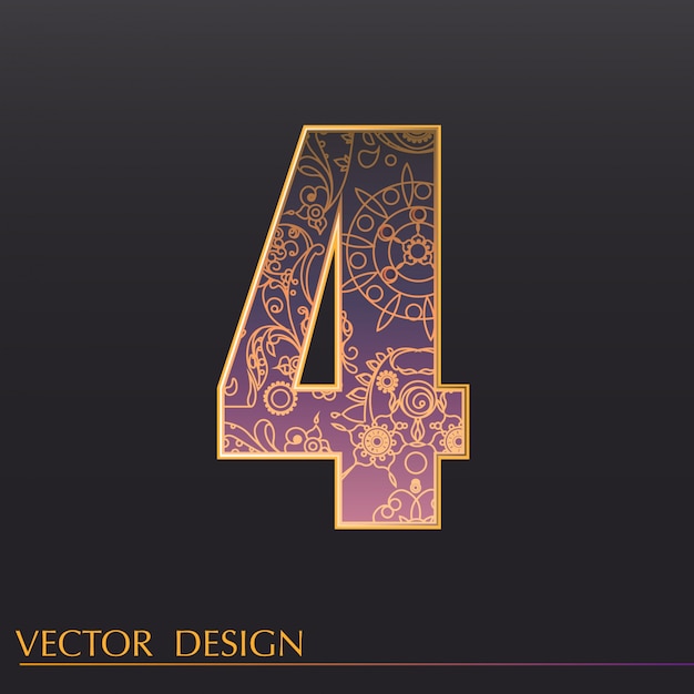 Vector gratuito fondo de 4 decorativo