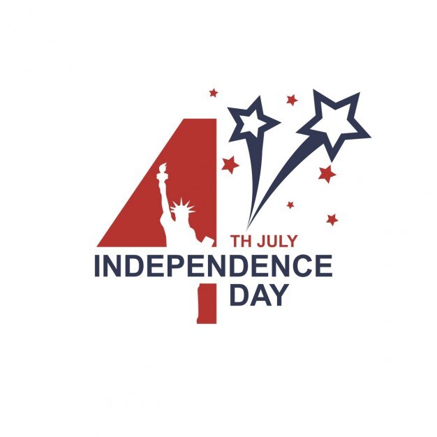 Fondo 4 julio día de la independencia