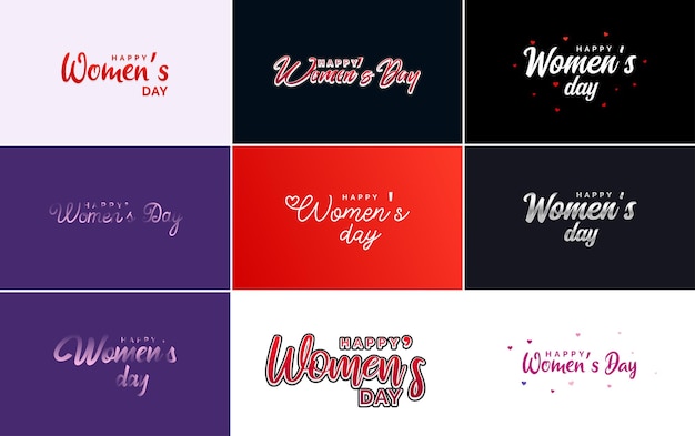 Fondo del 8 de marzo con decoraciones florales del Día Internacional de la Mujer en estilo de arte de papel y un marco de flores y hojas de tarjeta de felicitación en ilustración de vector de tono rosa pastel