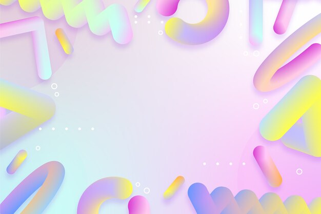 Fondo abstracto 3d degradado