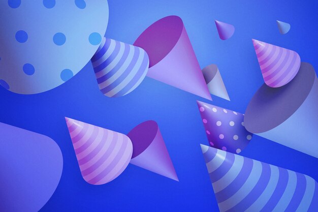 Fondo abstracto 3d degradado