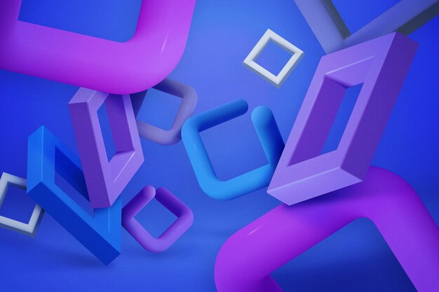 Fondo abstracto 3d degradado